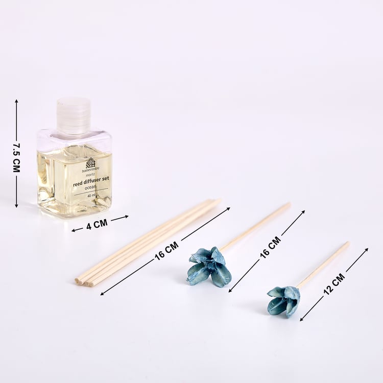 Corsica Ocean Reed Diffuser Set