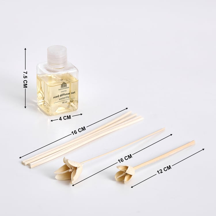 Corsica Gilded Waterlily Reed Diffuser Set
