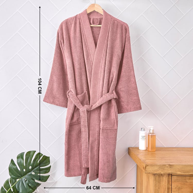Prospero Cotton 3Pcs Adult Bathrobe and Towel Set - M