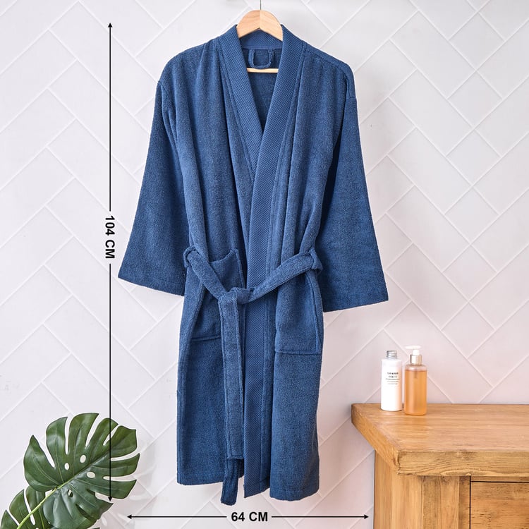 Prospero Cotton 3Pcs Adult Bathrobe and Towel Set - M