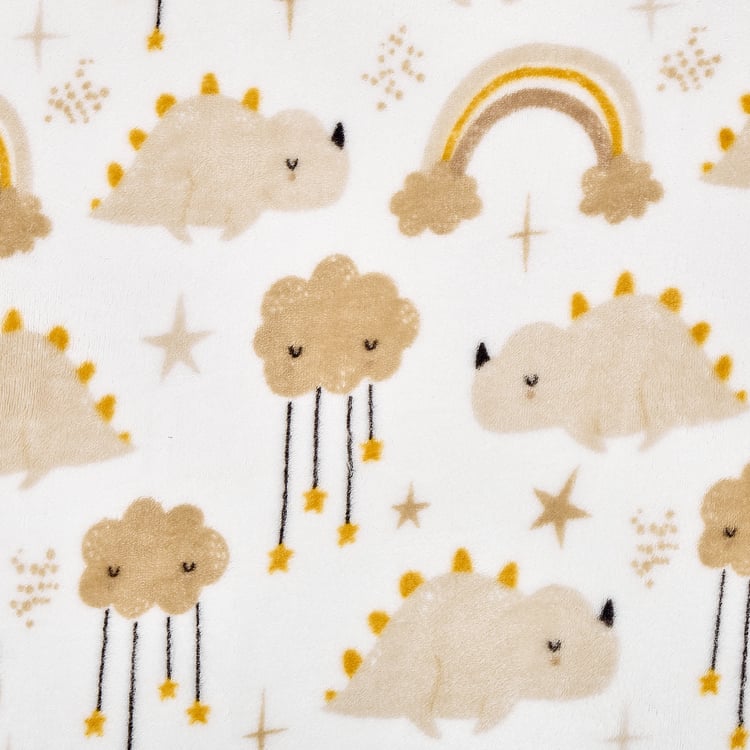 Slate Kids Cloud Printed Double Blanket