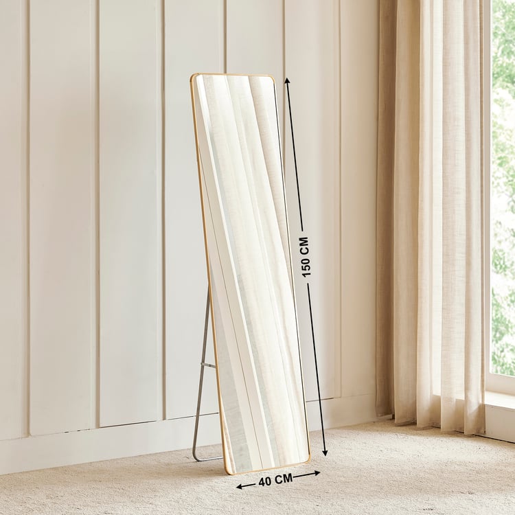 Reflection Luna Aluminium Standing Mirror
