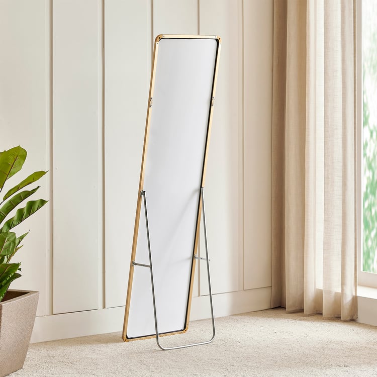 Reflection Luna Aluminium Standing Mirror