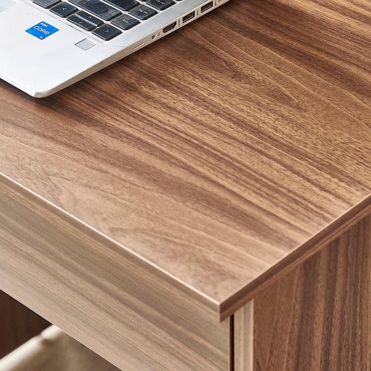 Helios Alton NXT Study Desk with Drawer - Walnut