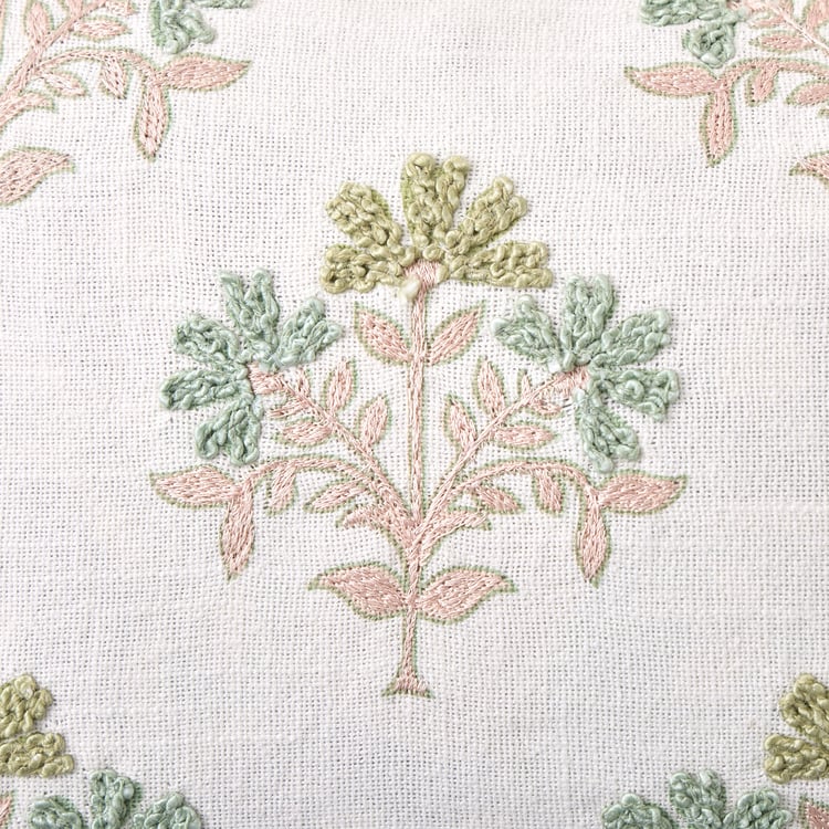 Rang Buta Embroidered Cushion Cover - 50x30cm