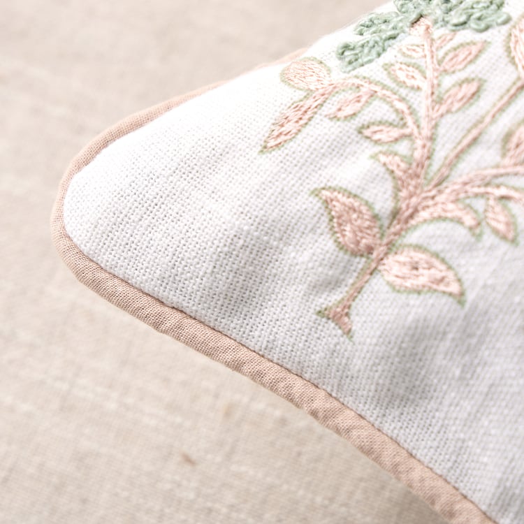 Rang Buta Embroidered Cushion Cover - 50x30cm