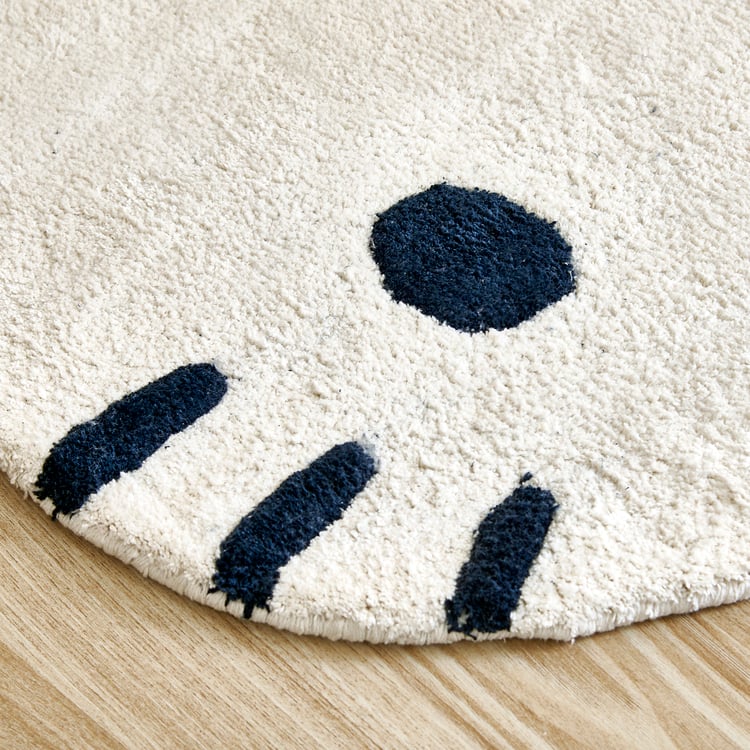 Corsica Slate Kids Cotton Tufted Dhurrie - 80x66cm