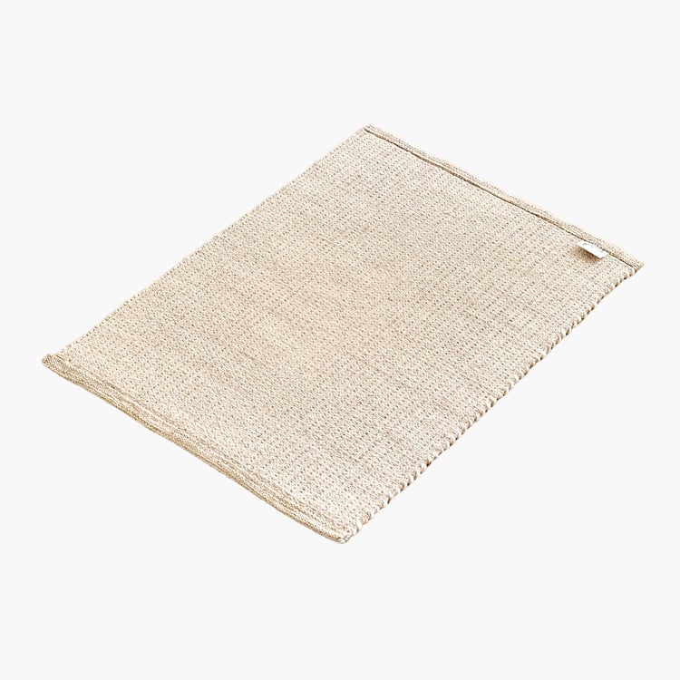 Crimson Handwoven Dhurrie - 90x60cm
