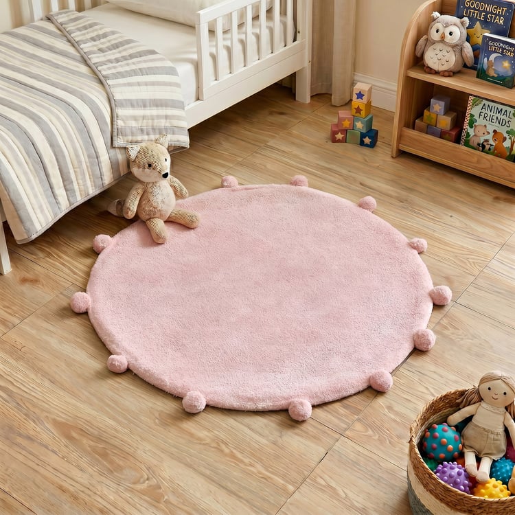 Slate Kids Tufted Dhurrie - 90cm