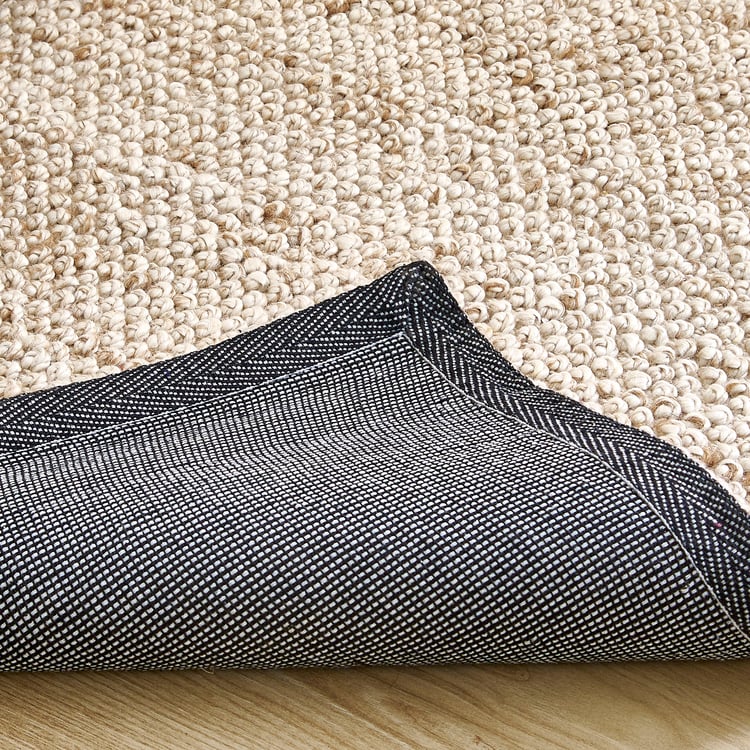 Pebble Wool Handwoven Dhurrie - 120x80cm