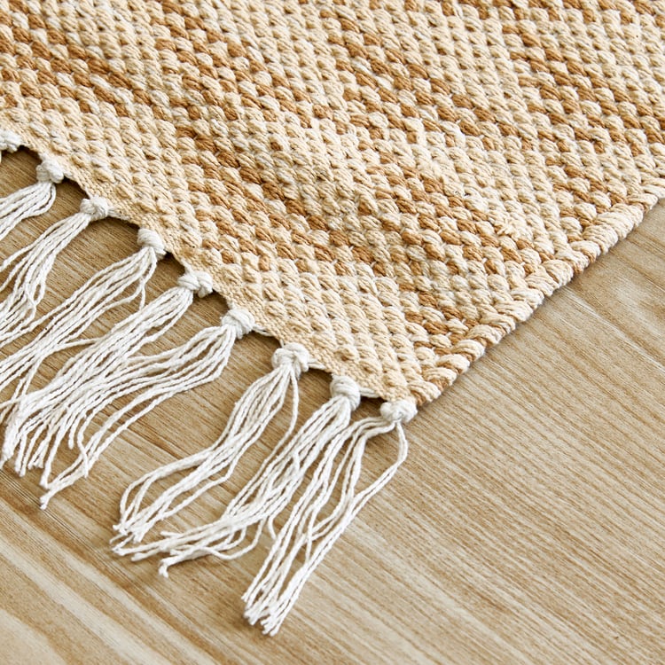 Corsica Cotton Handwoven Dhurrie - 90x60cm