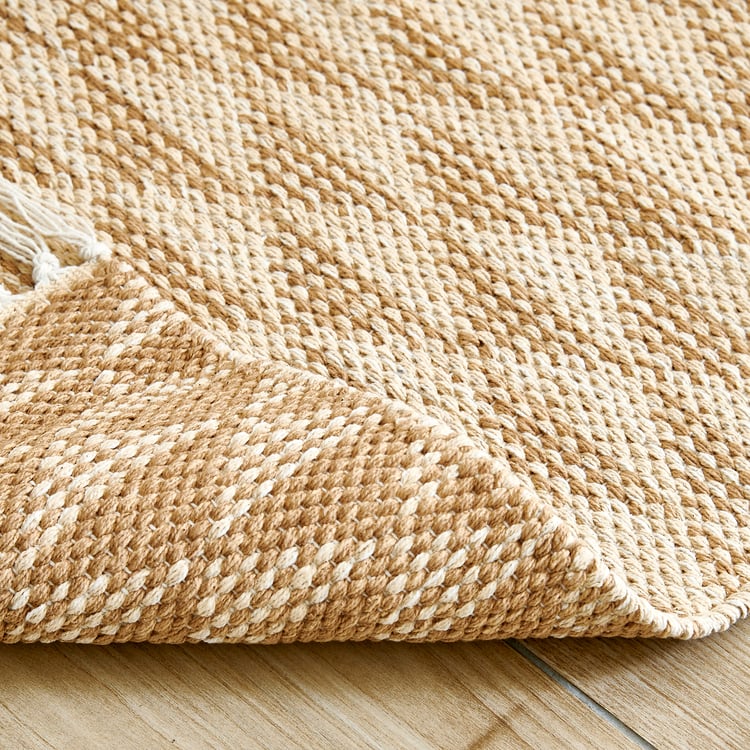 Corsica Cotton Handwoven Dhurrie - 90x60cm