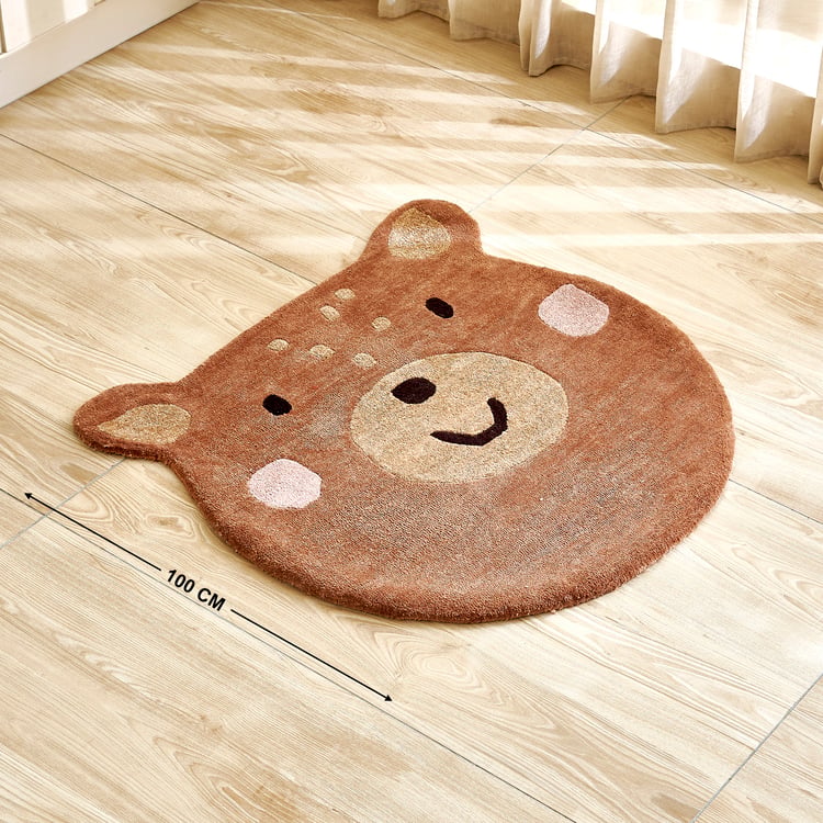 Corsica Slate Kids Tufted Dhurrie - 100cm