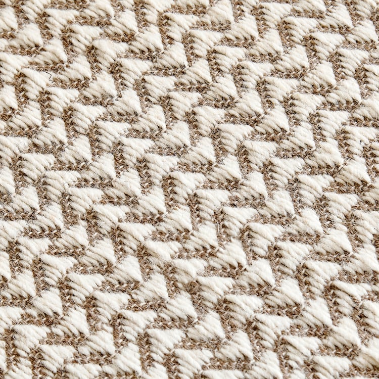Natura Wool Blend Handwoven Carpet - 180x120cm