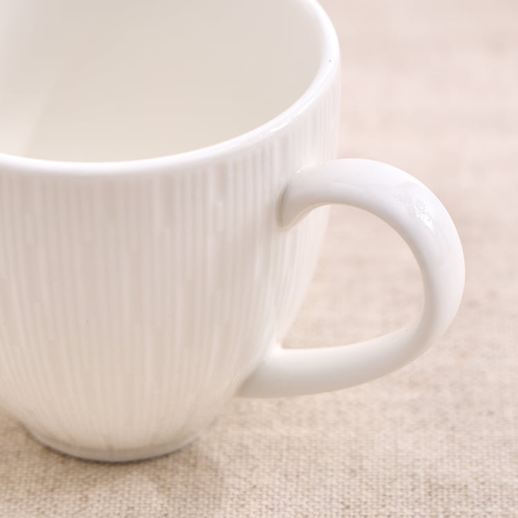 Marshmallow Bone China Cup and Saucer Set - 190ml
