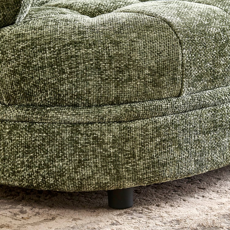 Alexa Fabric 3-Seater Sofa - Green