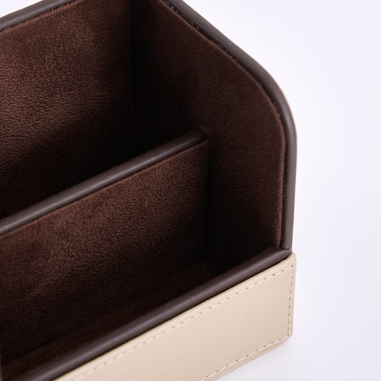 Orion Dohphy Wooden 3-Compartment Desktop Organiser