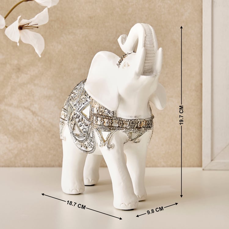 Corsica Jaguar Polyresin Elephant Figurine