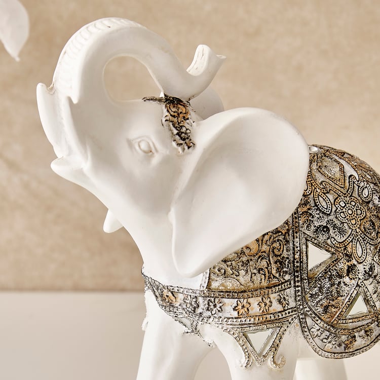 Corsica Jaguar Polyresin Elephant Figurine