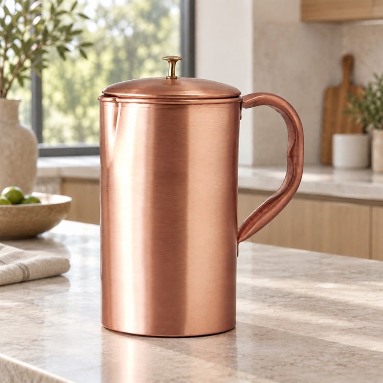 Infinity Cuivre Copper Jug with Lid - 2L