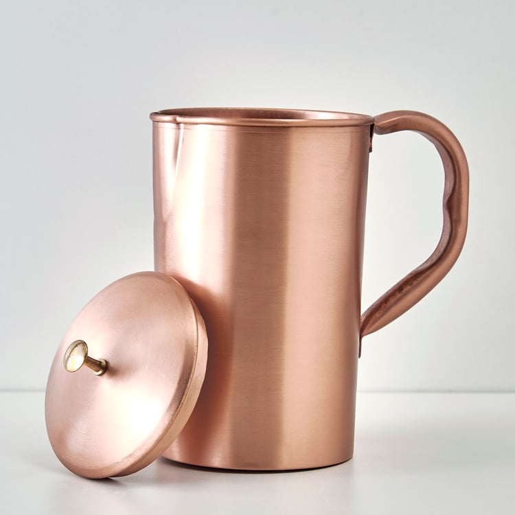 Infinity Cuivre Copper Jug with Lid - 2L