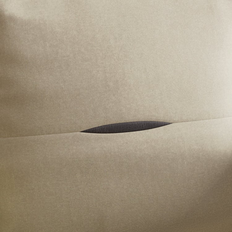 Berry Velvet 1-Seater Sofa - Brown