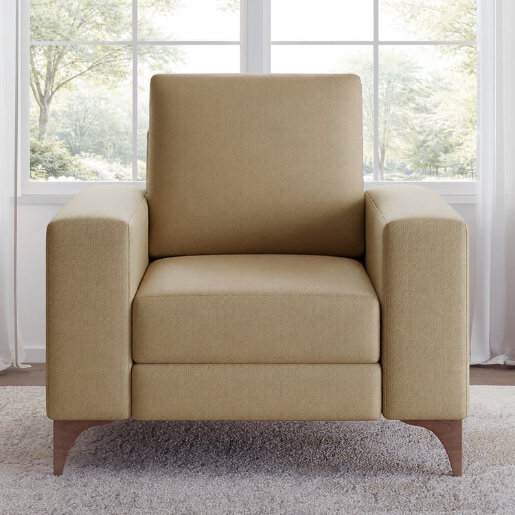 Quebec NXT Fabric 1-Seater Sofa - Beige