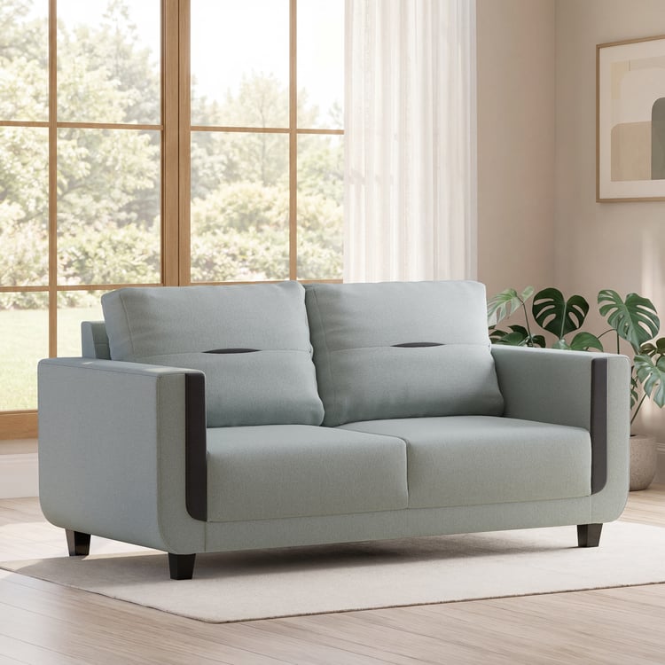 Berry Fabric 3-Seater Sofa - Grey
