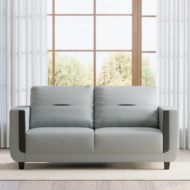 Berry Fabric 3-Seater Sofa - Grey