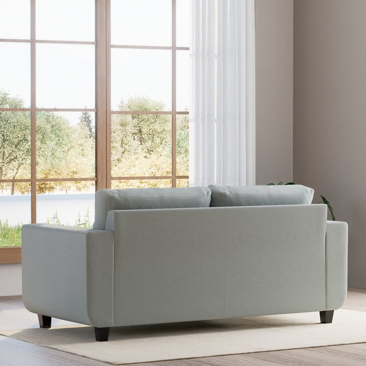 Berry Fabric 3-Seater Sofa - Grey