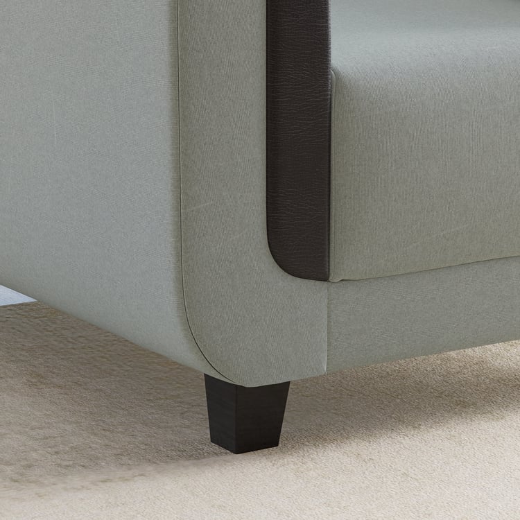 Berry Fabric 3-Seater Sofa - Grey