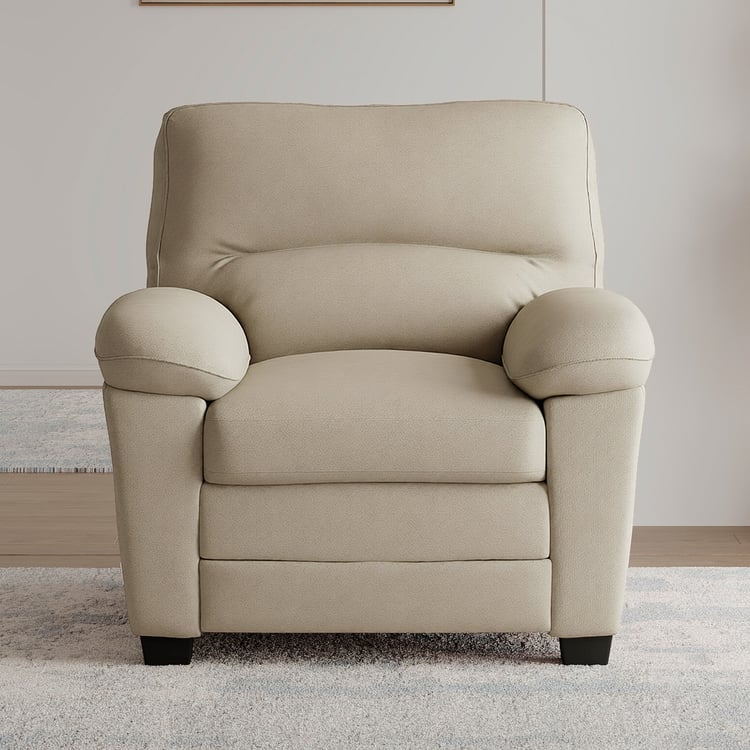 MYS Mojo NXT Fabric 1-Seater Sofa - Beige