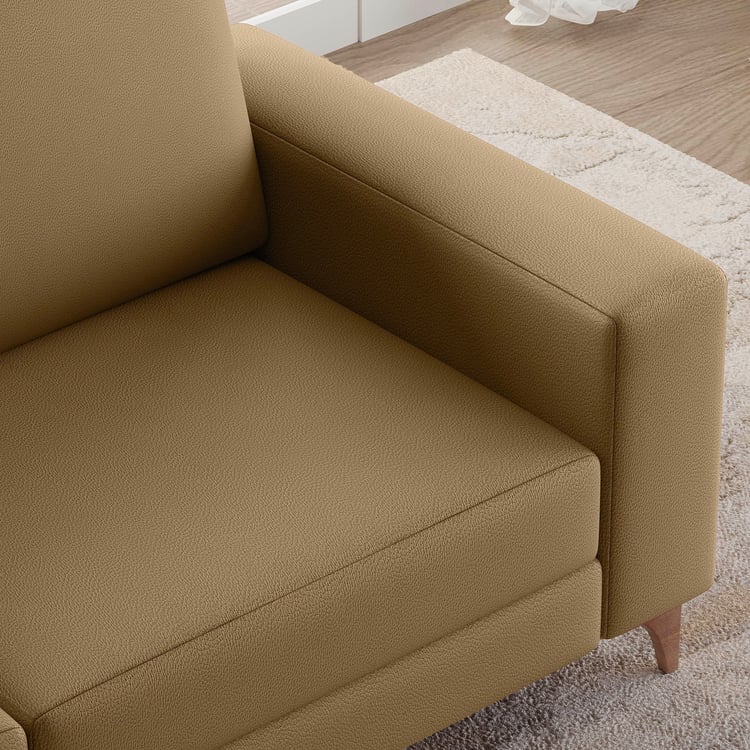 Quebec NXT Faux Leather 3-Seater Sofa - Tan