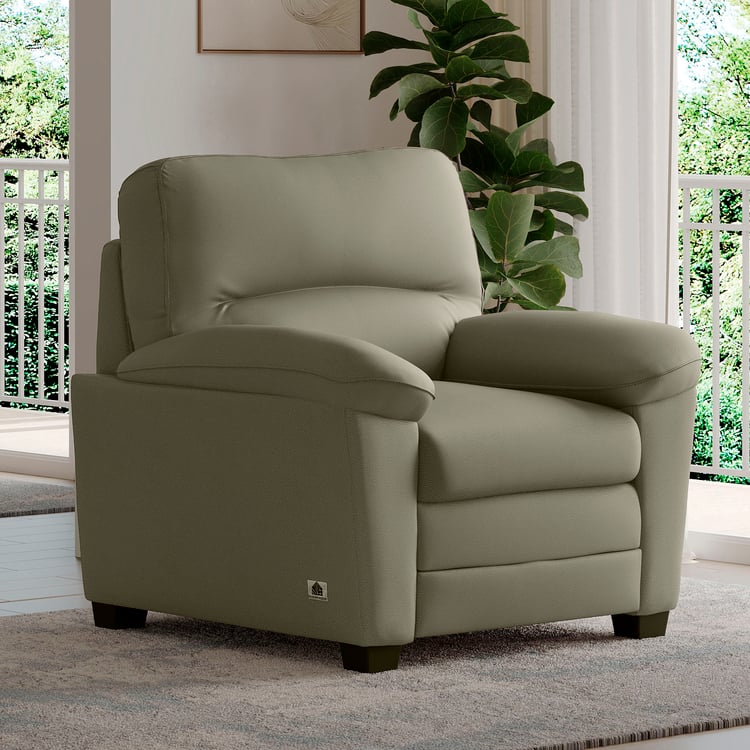 MYS Mojo NXT Faux Leather 1-Seater Sofa - Grey