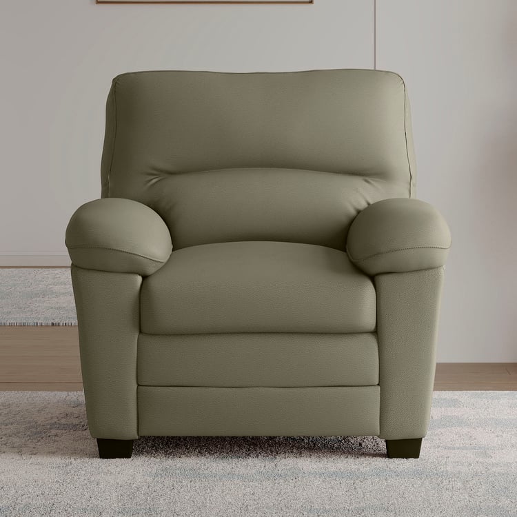 MYS Mojo NXT Faux Leather 1-Seater Sofa - Grey