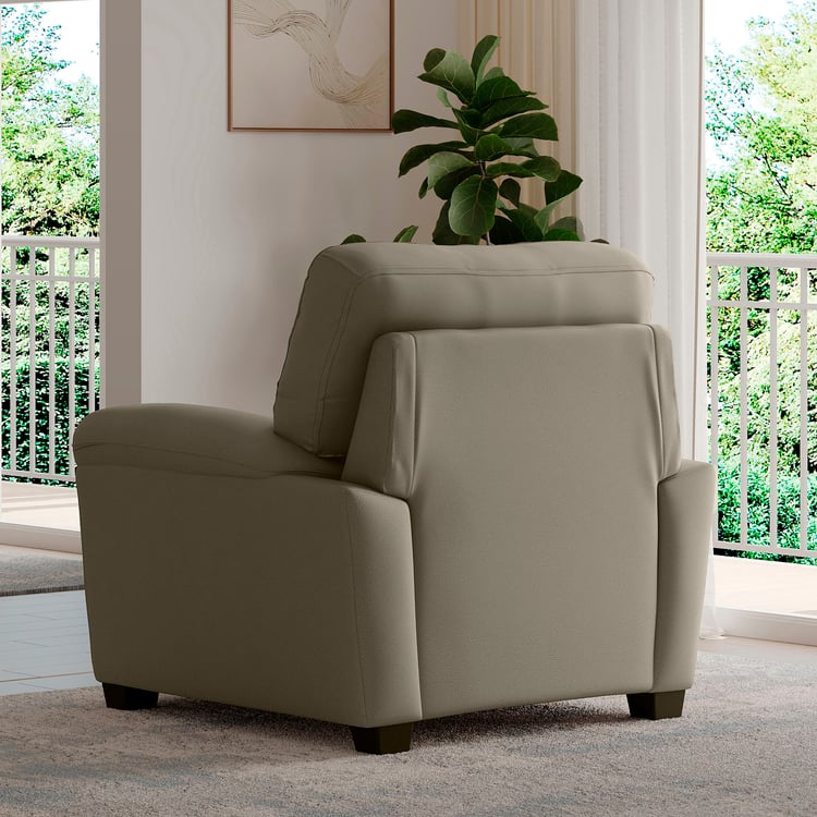 MYS Mojo NXT Faux Leather 1-Seater Sofa - Grey