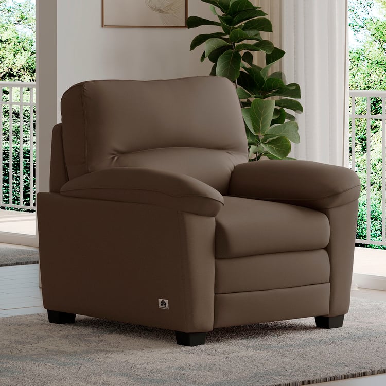 MYS Mojo NXT Faux Leather 1-Seater Sofa - Brown