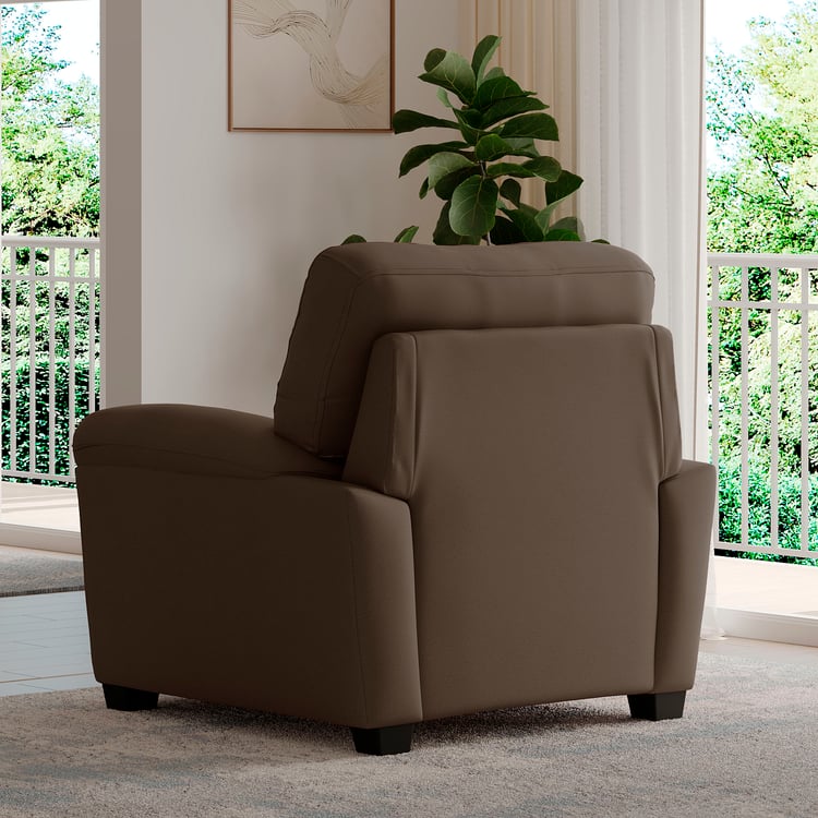 MYS Mojo NXT Faux Leather 1-Seater Sofa - Brown