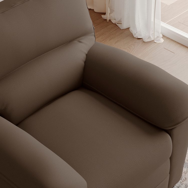 MYS Mojo NXT Faux Leather 1-Seater Sofa - Brown