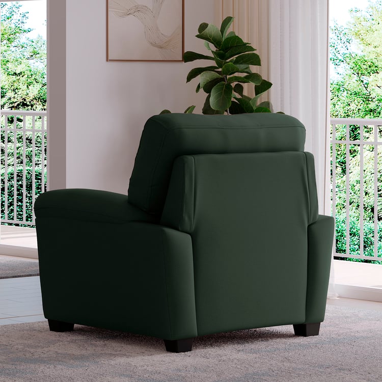 MYS Mojo NXT Faux Leather 1-Seater Sofa - Green