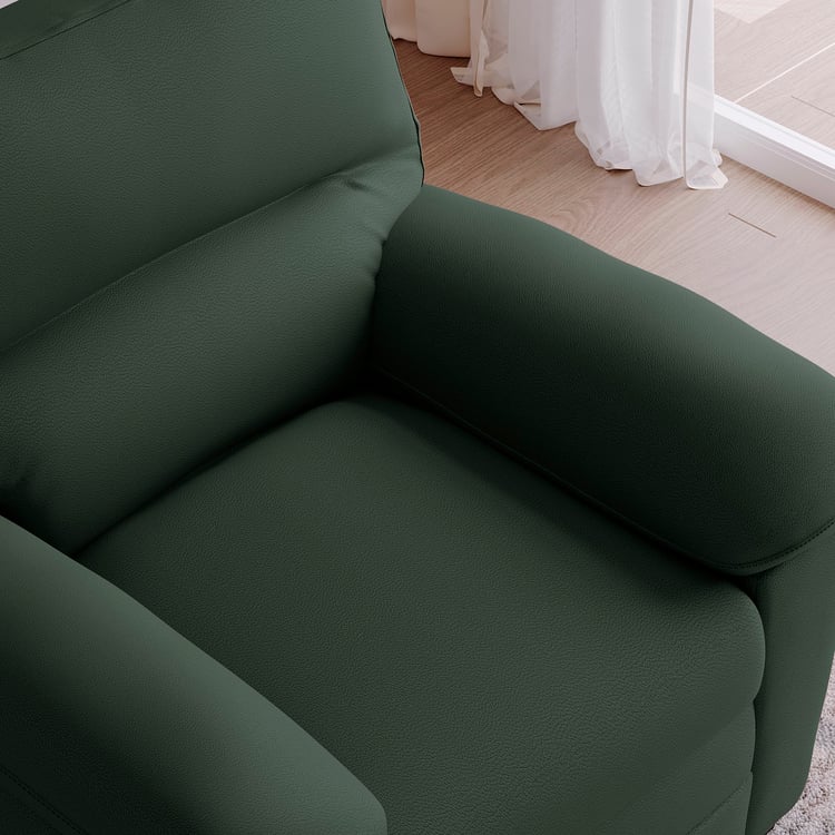 MYS Mojo NXT Faux Leather 1-Seater Sofa - Green