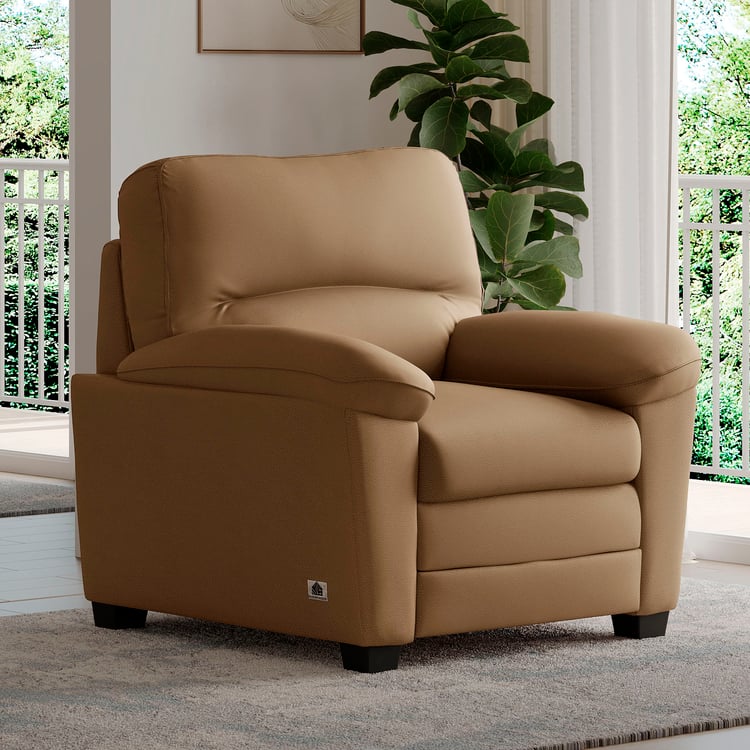 MYS Mojo NXT Faux Leather 1-Seater Sofa - Tan