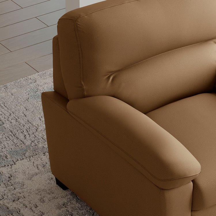 MYS Mojo NXT Faux Leather 1-Seater Sofa - Tan