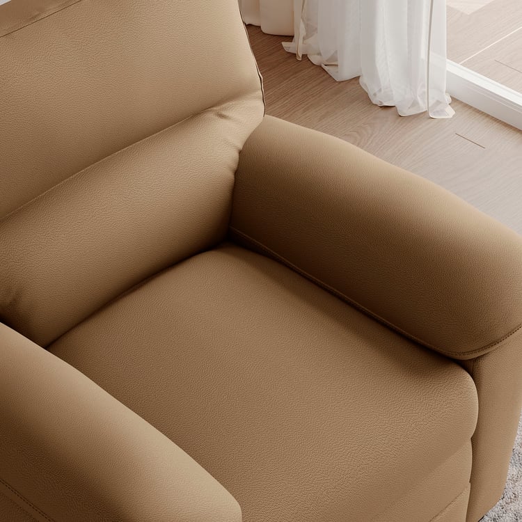 MYS Mojo NXT Faux Leather 1-Seater Sofa - Tan