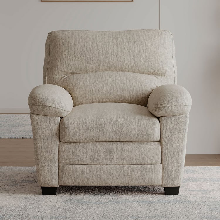 MYS Mojo NXT Fabric 1-Seater Sofa - Ivory