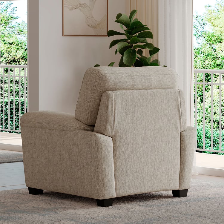 MYS Mojo NXT Fabric 1-Seater Sofa - Ivory