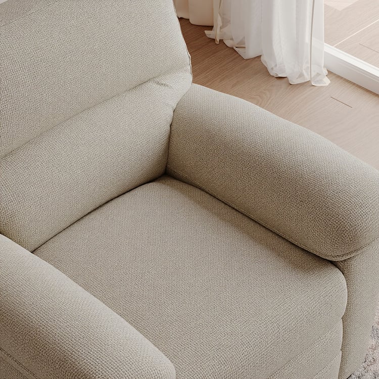 MYS Mojo NXT Fabric 1-Seater Sofa - Ivory