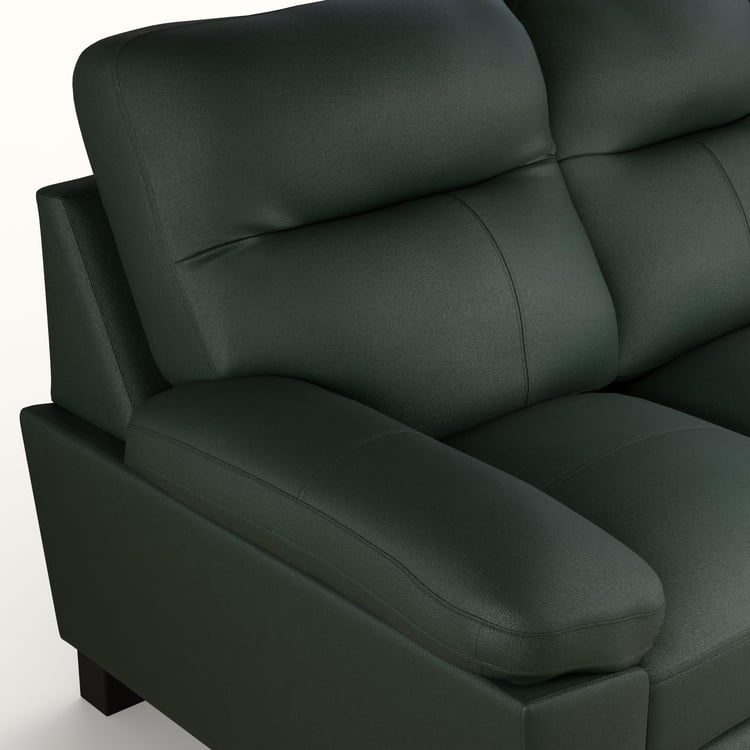 Winchester Faux Leather 2-Seater Sofa - Green