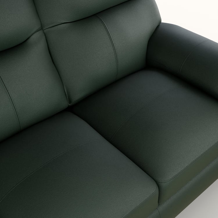 Winchester Faux Leather 2-Seater Sofa - Green