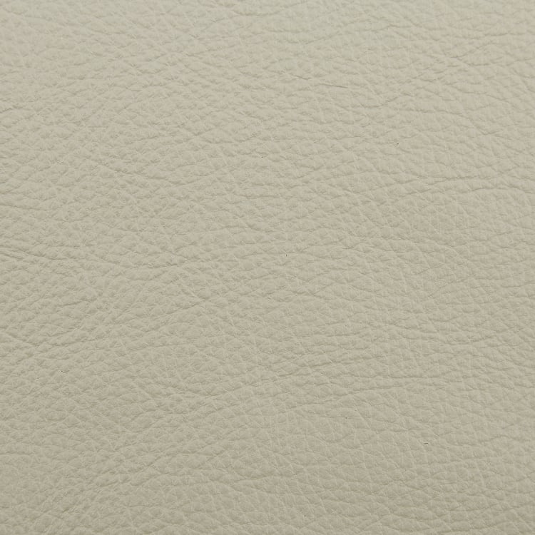 Winchester Half Leather 3-Seater Sofa - Cream